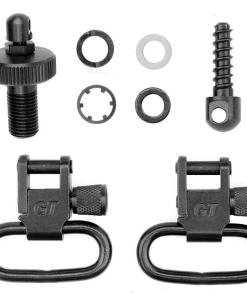 Grovtec Shotgun Locking Swivel Set for Mossberg 500 12 ga Black