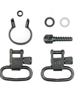 Grovtec One Piece Barrel Band Swivel Sets .645" to .660" Black