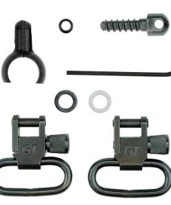 Grovtec Two Piece Barrel Band Swivel Sets .630" to .675" Black