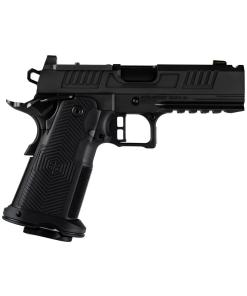 Alpha Foxtrot AF1911-Romulus MOS Adapter Handgun 9mm Luger 17(1) & 20rd(1) Magazines 4.25" Ported Bull Barrel DLC Black