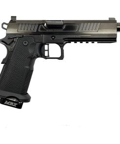 Alpha Foxtrot AF1911 Romulus Handgun 9mm Luger 17 & 20rd Magazines 5" Threaded Barrel Polished DLC Black RMSc Cut