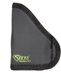 Sticky Holsters Small Sticky Pocket Holster for Glock 42 with Front Laser Black Ambi