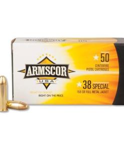 Armscor Handgun Ammunition .38 SPL 158 gr FMJ 891 fps 50/ct