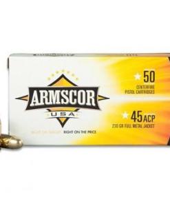 Armscor Handgun Ammunition .45 ACP 230 gr FMJ 849 fps 50/ct