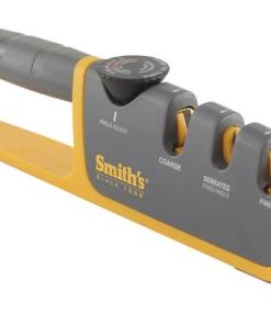 Smith's Adjustable Angle Pull-Thru Knife Sharpener for Straight Edge Knives - Coarse or Fine