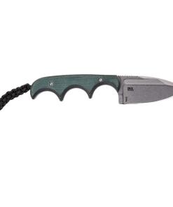 CRKT Minimalist Spear Point Fixed Knife 2-1/8" Spear Point Blade Green