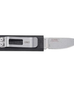 CRKT Scribe Fixed Blade Knife 1-3/4" Drop Point Blade Black