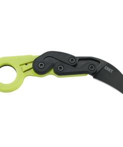 CRKT Provoke Zap Folding Knife 2 1/2" Hawkbill Blade Green
