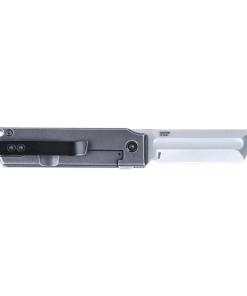 CRKT MinimalX Folding Knife 2-1/5" Cleaver Blade Grey