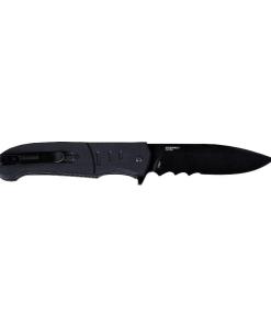 CRKT Ignitor Assisted Folding Knife 3-1/2" Drop Point Blade Black with Veff Serrations