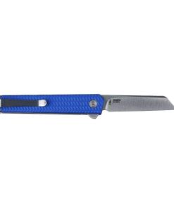 CRKT CEO Microflipper Folding Knife 2-1/5" Sheepsfoot Blade Blue