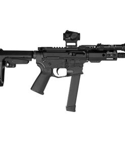 Shark Coast "Midnight" Pistol Bundle 9mm Luger 33rd Glock Style Magazine 5'' Threaded Barrel Vortex Red Dot/Streamight Protac
