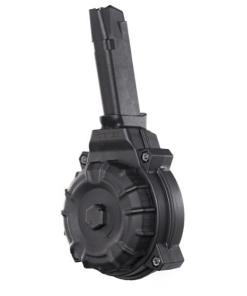 Promag Handgun Magazine for Glock 48/43X Black Polymer Drum 9mm Luger 50/rd