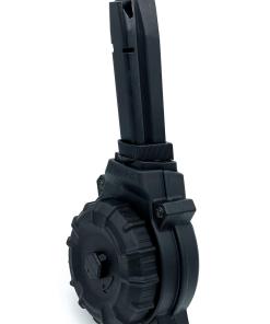 Promag Browning Hi-Power 9mm Handgun Magazine Black Polymer 50/rd Drum