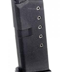 ProMag Steel Handgun Magazine Glock 43 9mm Black Polymer 6/rd