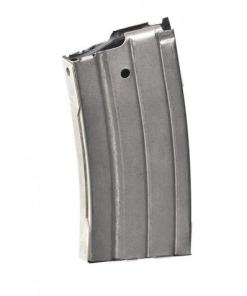 ProMag Rifle Magazine For Ruger Mini-14 .223 Rem 20/rd Nickel Plated Steel