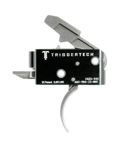 TriggerTech AR15 Competitive Curved Trigger 2 Stage Stainless Steel/Black