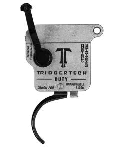 TriggerTech Duty Trigger Rem 700 Right Hand Curved Black With Bolt Release