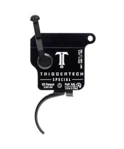 Triggertech Rem Model 7 Special Single Stage Trigger 1.0-3.5 lbs Curved Black