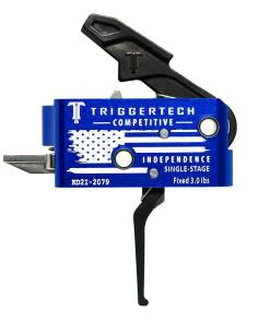 TriggerTech Special Edition Independence Day Competitive Rifle Trigger for AR-15 3lbs Flat Black