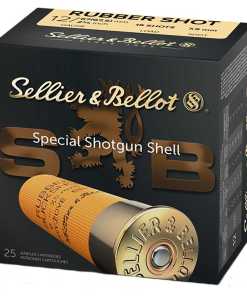 Sellier & Bellot Shotgun Ammunition 12 ga 2 5/8"  15 plts Rubber  - 25/box
