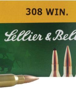 Sellier & Bellot Rifle Ammunition .308 Win 180 gr FMJ  - 20/box