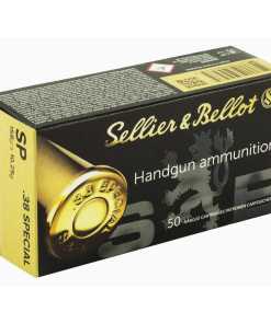 Sellier & Bellot Pistol & Revolver Ammo .38 Special 158 gr SP 50/Box