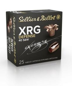 Sellier & Bellot XRG Defense Handgun Ammunition .40 S&W 130gr HP 1247 fps 25/ct