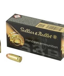 Sellier & Bellot Pistol & Revolver Ammo 9mm Luger 115 gr JHP  50/box