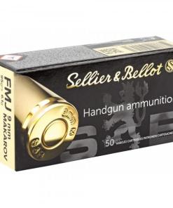 Sellier & Bellot Pistol & Revolver Ammo 9mm Makarov 95 gr FMJ  50/box