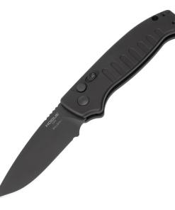 Hogue Ballista I Automatic Folder Knife 3 1/2" Drop Point Blade Black