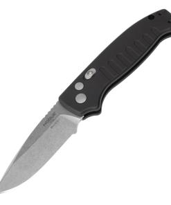 Hogue Ballista I Automated Folder Knife 3 1/2" Drop Point Blade Black