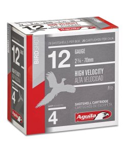 Aguila Ammunition 12ga Birdshot 2.75 inch Shotgun Shells - #4 Shot | 1.25oz | 1330 fps | 25rd Box