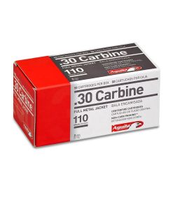 Aguila Ammunition .30 Carbine Rifle Ammo - 110 Grain | FMJ | 50rd Box