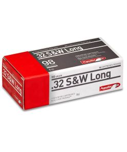 Aguila Ammunition .32 S&W Long Handgun Ammo - 98 Grain | Solid Point | 50rd Box