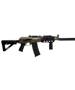 ZPAP85 AK Rifle | 5.56x45 | Quad rail | Top rail | CTR Stock | Muzzle Extension | FDE Cerakote
