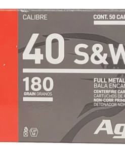 Aguila Ammunition .40 S&W Handgun Ammo - 180 Grain | FMJ Flat Nose | 50rd Box