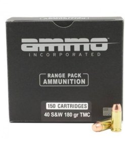 Ammo Inc Signature Range .40 S&W Handgun Ammo - 180 Grain | TMC | 150rd Box