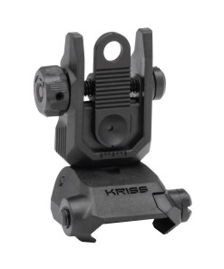 KRISS USA REAR FLIP-UP SIGHT BLK POLY