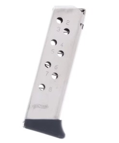 WALTHER ARMS MAG PPK/S 32ACP 8RD NICKEL FR
