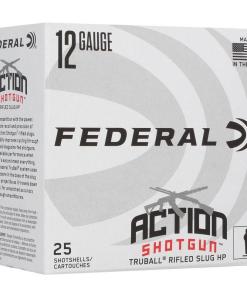 Federal Action Shotgun Truball Slug Shotshells 12ga 2-3/4" 438gr 1300 fps Slug 25/ct