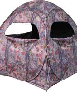 HME 2-Person Spring Steel 75 Pop-Up Ground Blind 58x58x57" - JM Camo