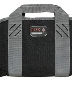 G-Outdoors Double Pistol Case with Magazine Storage & Dump Cup-Black