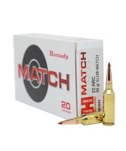 Hornady Match Ammunition .22 ARC 88gr ELD Match 20/ct