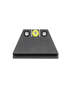 Night Fision Suppressor Height Night Sight Set Yellow Front Black Back for Glock