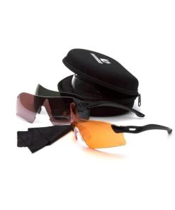 Pyramex Venture Gear Dropzone Shooting Glasses Eyewear Kit with Four Lenses