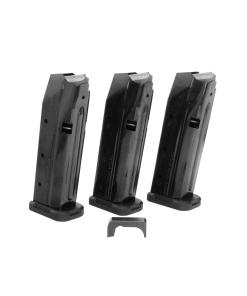Shield Arms S15 Gen3 Magazine Combo Pack - 3/Pack + 1 Mag Release - Black