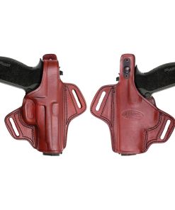 Tagua Gunleather Thumb Break Belt Holster for Taurus Public Defender Brown Right Hand
