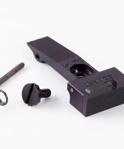 Wilson Combat Rear Sight for Colt 2020 Python/Anaconda Adjustable Serrated Blade Black with Square Notch