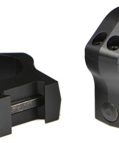 Warne 2-Piece Picatinny Style Mountain Tech Scope Rings 1" Low - Matte
